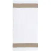 Feiler Handtücher Exclusiv mit Chenillebordüre Handtuch 50x100 cm | kiesel - braun