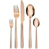 Gräwe Tafelbesteck 10-teilig Edelstahl glänzend, Serie Rom