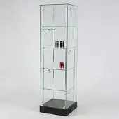 JTF-Vitrinen Standglasvitrine mit Schloss Dialog DLG-15B