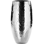 Fink AFRICA hohe Vase silber-gehämmert Ø 14 cm, Höhe 28 cm
