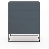 Form1 Create Kommode mit 4 Schubkästen Ocean Profilgestell