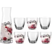 Relaxdays Bohemia Cristal 007 166 021 Wasserglas Transparent 6 Stück(e) 300 ml