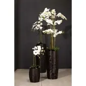 Fleur Ami Orchidee Kunstpflanze mit 20 Blüten 92 cm Weiß
