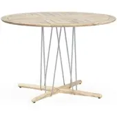Carl Hansen - Embrace Gartentisch, Teak unbehandelt, Ø 110 cm