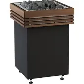Harvia HOLZRELING-SET für Saunaofen QUBE,Holzreling: Walnuss klein