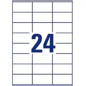 Dundee Universaletiketten weiß 70,0 x 36,0 mm 2400 Stück weiß