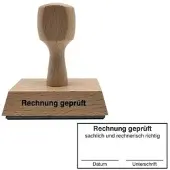 Kompatible Ware OTTO Office Textstempel »Rechnung geprüft« beige