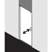 Kermi PE1WL07518VPK Pendeltür Pega 1WL 0750x