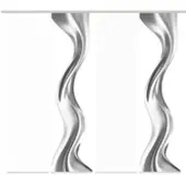 Home wohnideen Schiebegardine "OAKLEY", (4 St.), SCHIEBEVORHANGSET,SEIDENOPTIK,DIGIDRUCK