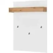 Möbel Kraft Garderobenpaneel , weiß , Holzwerkstoff , Maße (cm): B: 100 H: 135