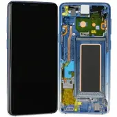 Samsung LCD-Kompletteinheit für Galaxy S9 G960F, Polaris Blue