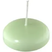 Kopschitz Kerzen Schwimmkerzen Kiwi Grün 24 x Ø 60 mm, 20 Stück