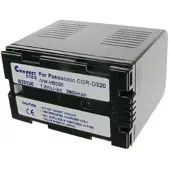 AccuCell Akku wie Panasonic CGR-D320, für PANASONIC NV MG3, anthrazit