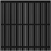 Plus Zaun Hauptelement Tangent 180 x 180 cm RAL 9005 schwarz