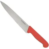 Schneider Kochmesser mit schmaler Klinge 260835 , Klingenlänge: 20 cm, Grifffarbe: rot