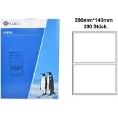 G&G 200 Etiketten 200 x 140 mm