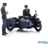 Artitec Bausatz Reichspolizeimotorrad mit Beiwagen + 2 Figuren 10.422