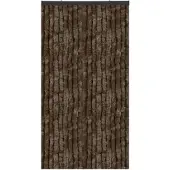 Arsvita Flauschvorhang 80x220 cm Unistreifen braun