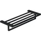 Kludi VELA C Handtuchablage mit 31989N2 Badetuchhalter Brushed Gunmetal