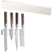 Autre Durchgehende Magnet-Messerleiste aus gebürstetem Edelstahl, 36 cm