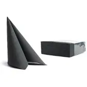 Ornamensa 50 Servietten Softpoint 38x38cm schwarz
