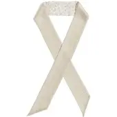 Peter Hahn Bandeau-Tuch aus 100% Seide beige