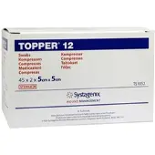 KCI Topper 12 Kompr.5x5 cm steril 45x2 St Kompressen
