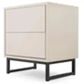 Möbel Kraft Nachtkommode ¦ beige ¦ Maße (cm): B: 43 H: 48,5