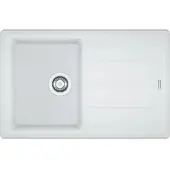 Franke Basis - Fragranit Spülbecken BFG 611-78, 780x500 mm, weiß Eis 114.0285.168