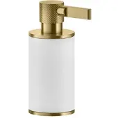 Gessi Inciso Stand-Seifenspender, Behälter weiss matt, 58537