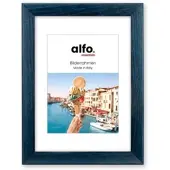 Alfo. Nina 10x15 cm ozeanblau, Holzrahmen