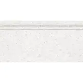 Rako Porfido Treppenfliese weiß 30x60 cm matt/glanz DCPSE810.1
