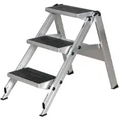 Krause Klapptreppe, aluminium, 3 Stufen