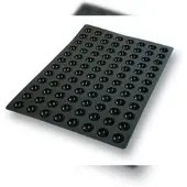 Schneider Silikonbackform, schwarz 115338 , Form: Mini Halbkugeln