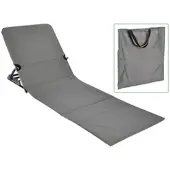 Gravidus Strandliege Klappliege Strandmatte Garten Strand Liege Matte Klappbar