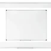 BI-Office Whiteboard Maya emailliert Aluminiumrahmen und Stahlrückseite 150x100cm
