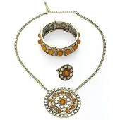Buttinette Schmuck-Set "Wikinger", 3-teilig