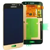 Samsung LCD-Kompletteinheit für Galaxy J1 2016 J120F, gold