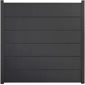 MR-Zaun Nova PVC-Steckzaun quadratisch, Anthrazit