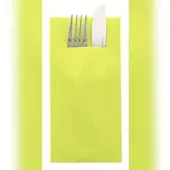 Mank Airlaid Besteckservietten Lime, 40 x 40 cm, 75 Stück -