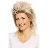 Buttinette Langhaarperücke "Vokuhila", blond
