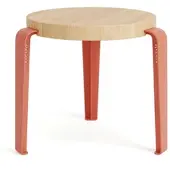 TIPTOE - MINI LOU Kinderhocker Eiche, flamingorosa