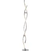 LOLA Smart LED-Stehleuchte LOLAsmart Swing Swing, dimmbar, alu / grau / zink, für Wohn- / Esszimmer, Aluminium, Modern, Smarte Stehlampe