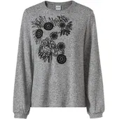 DW-Shop Viskose-Mix-Shirt, Melange grau, 48/50