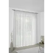 Wirth Vorhang "Sunday", weiß, B:142cm H:185cm, Jacquard, Baumwolle, Polyester, Gardinen, Vorhang, nach Maß