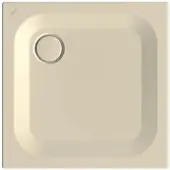 Bette BetteUltra Rechteck-Duschwanne mit BetteGlasur Plus, 750x750x25mm, 5529-006PLUS, Farbe: Jasmin