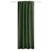 HOMEbasics Fertigschal , grün , Maße (cm): B: 135 H: 160