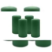 Kopschitz Kerzen 4er Set Stumpenkerzen/Adventskranzkerzen Fairway Grün Ø 100 x 200 mm