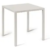 Vermobil Kleiner Beistelltisch Quatris 60x60x75 cm perlweiß
