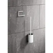 Hewi System 900 WC-Papierhalter 900.21.00060 DX aus Edelstahl, pulverbeschichtet, weiß tiefmatt, U-förmig